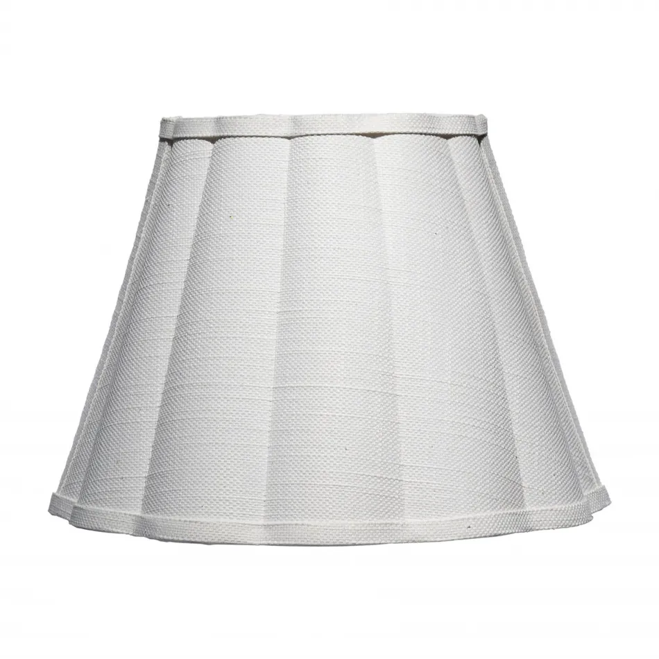 Scalloped 1-Light Wall Sconce, White Linen