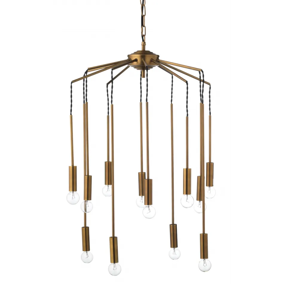 Cascade 12-Light Metal Chandelier