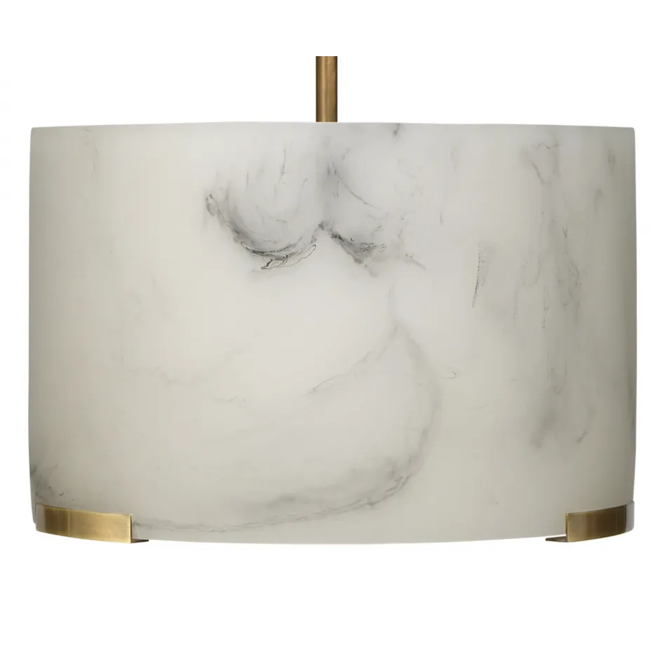 Elancourt Faux Alabaster 3-Light Pendant