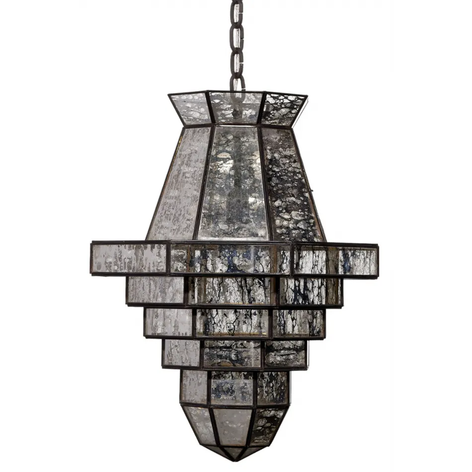 Imperial 1-Light Glass and Metal Pendant