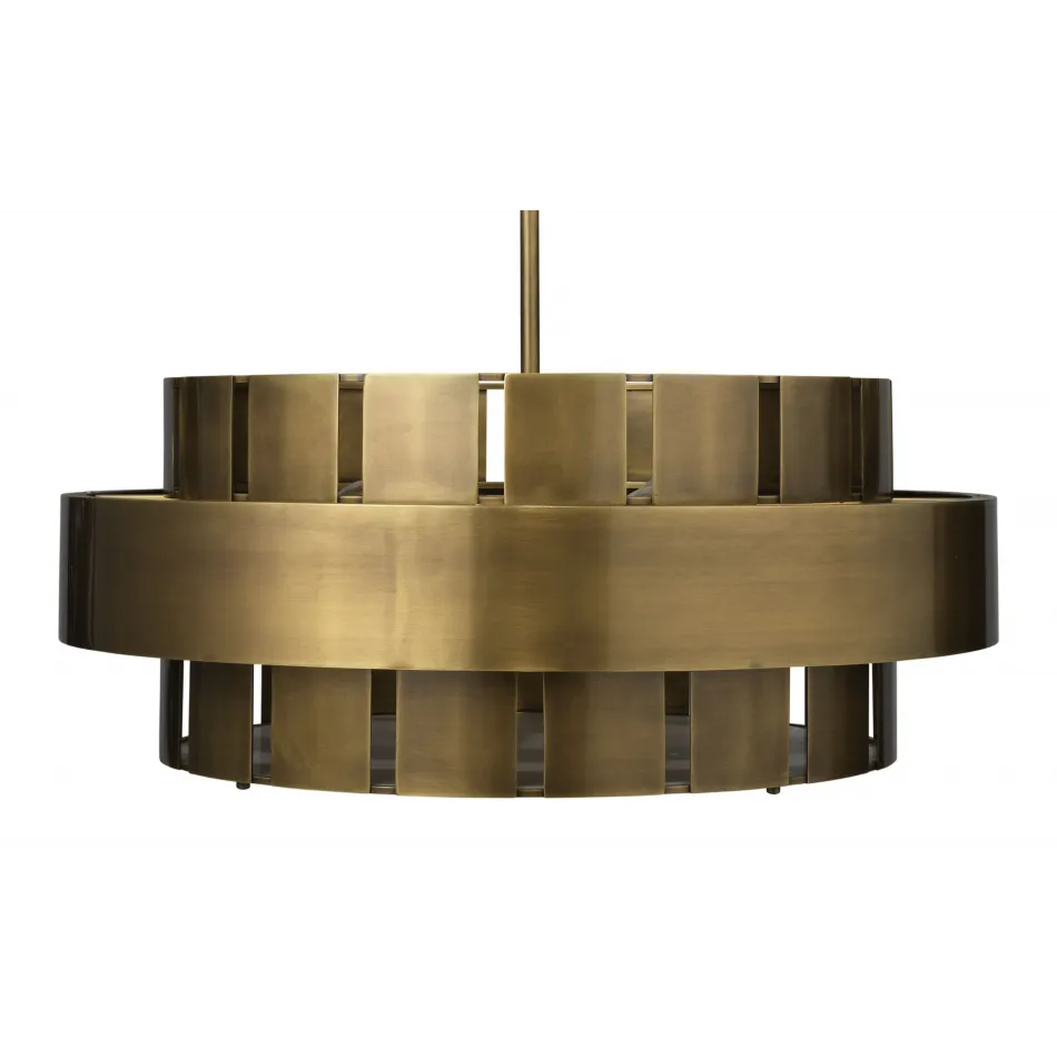 Orbit Steel 4-Light Chandelier