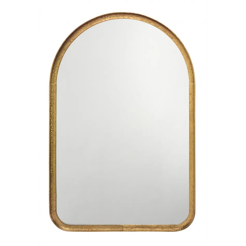 Arch Iron Mirror, Gold