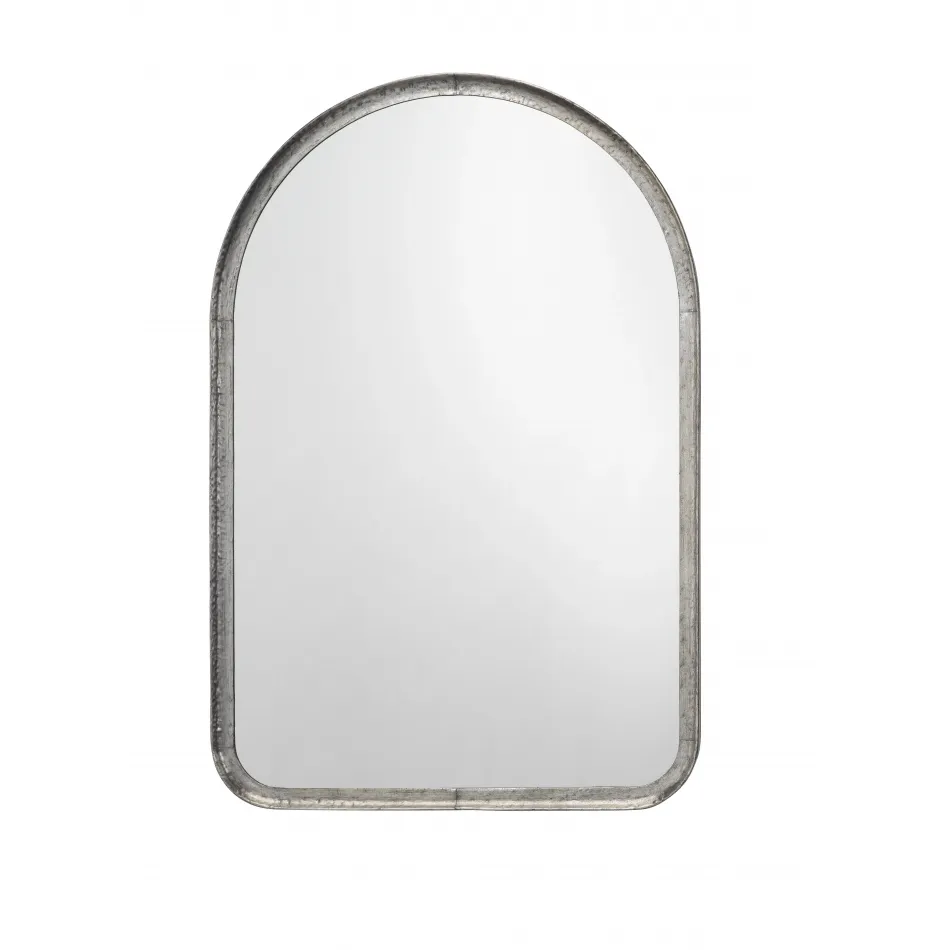 Arch Iron Mirror, Silver