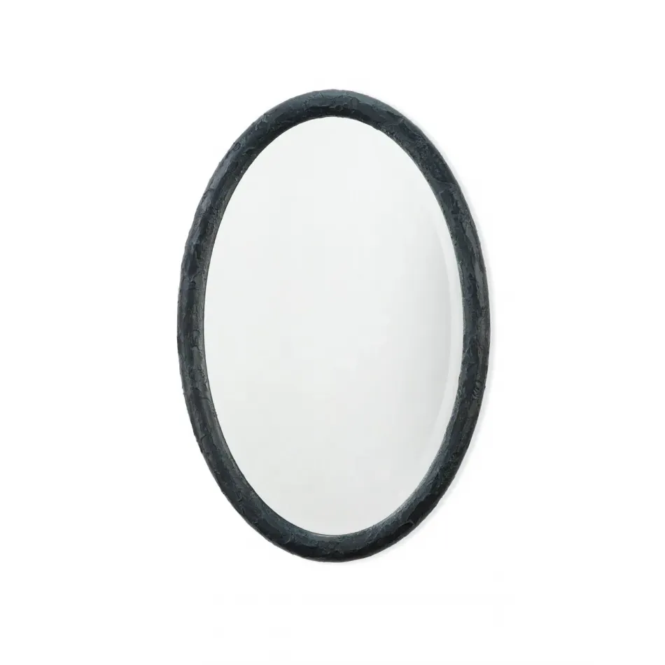 Ovation Oval Mirror, Black