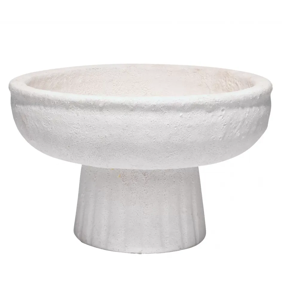 Aegean Ceramic Pedestal Bowl, Small