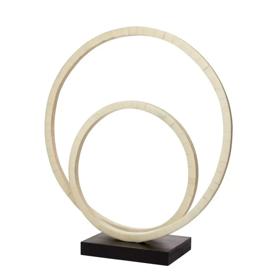 Helix Double Ring Sculpture