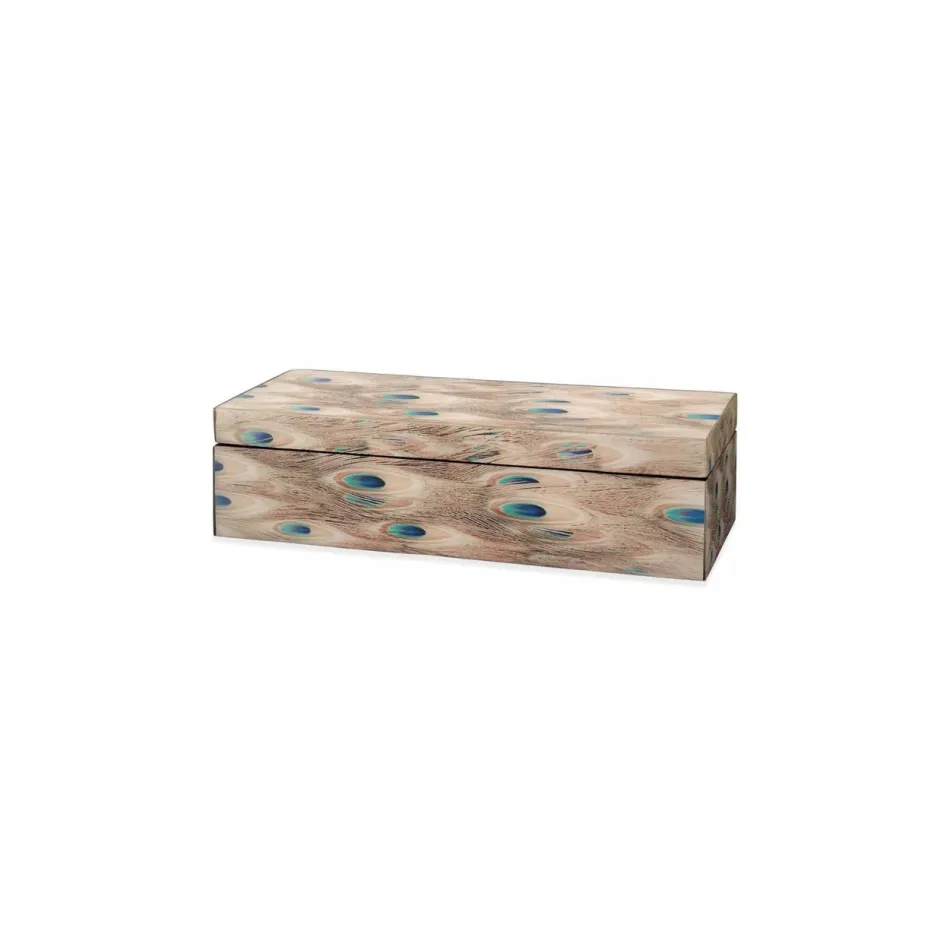 Plume Peacock Decorative Box