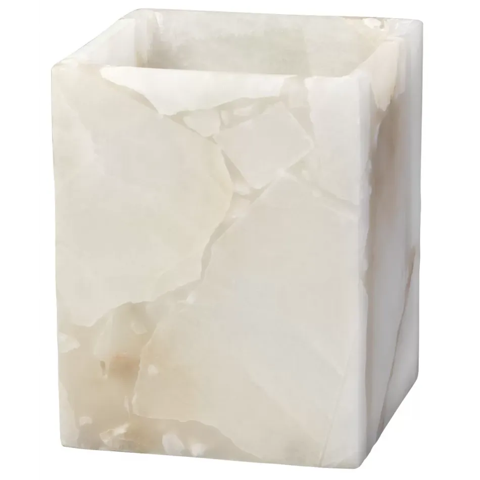 Savannah Alabaster Square Hurricane