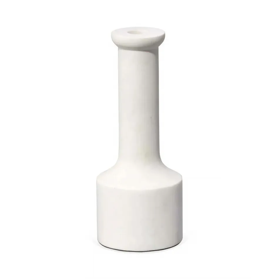 Trumpet Marble Candlesticks (Set of 2)