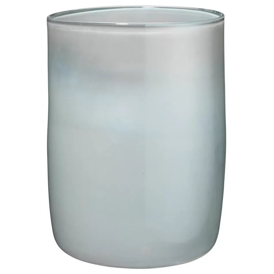 Vapor Hand Blown Glass Vase, Blue