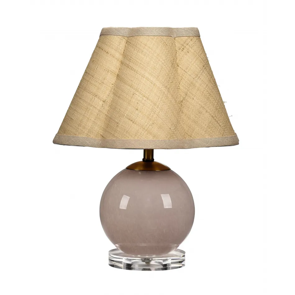 Dottie Blown Glass Table Lamp, Pink