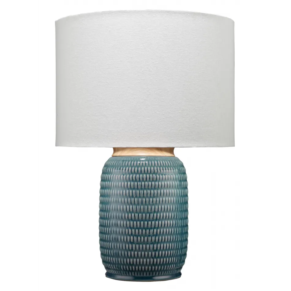 Graham Ceramic Table Lamp, Blue