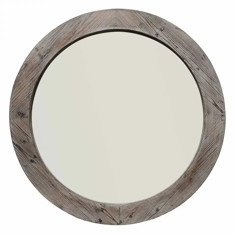Reclaimed Mirror Natural wood