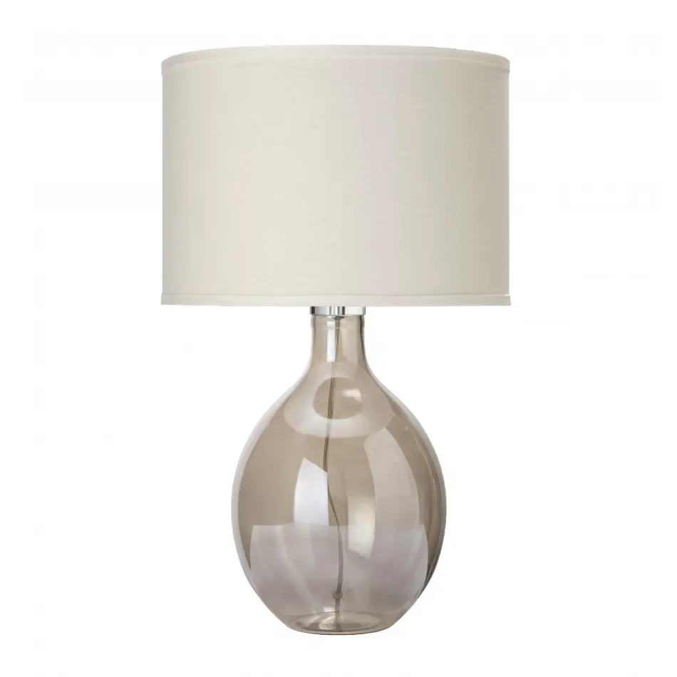 Juliette Blown-Glass Table Lamp, Grey