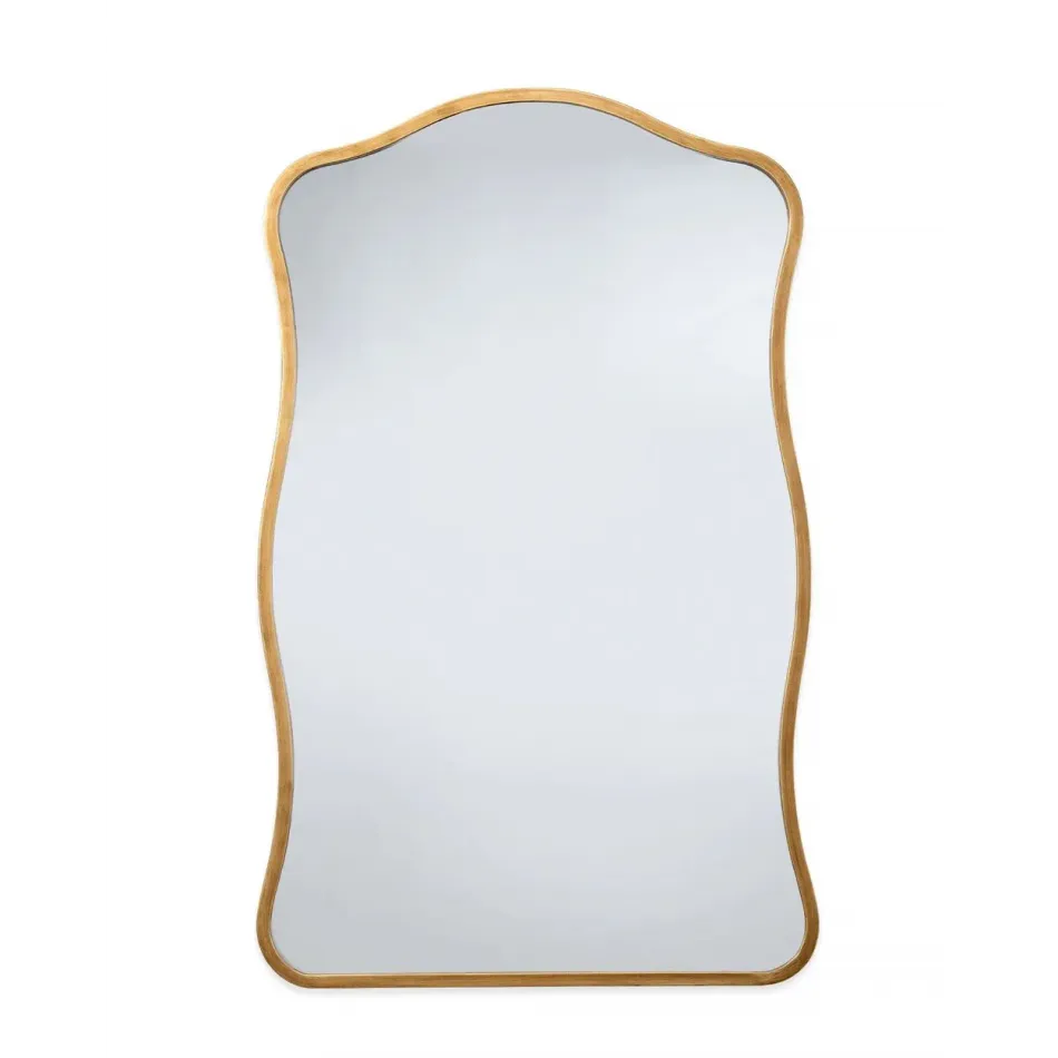 Aurora Wall Arch Mirror - Antique Brass