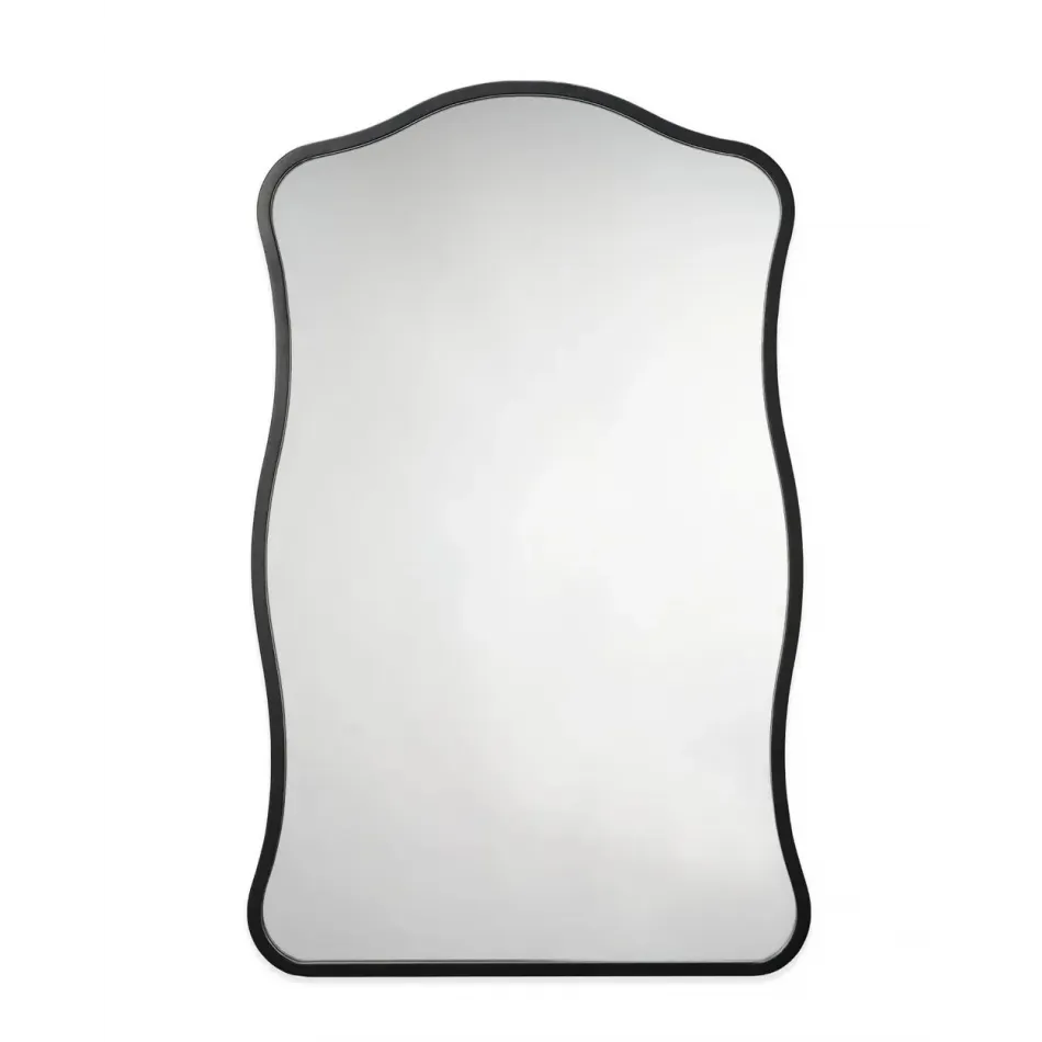 Aurora Wall Arch Mirror - Black