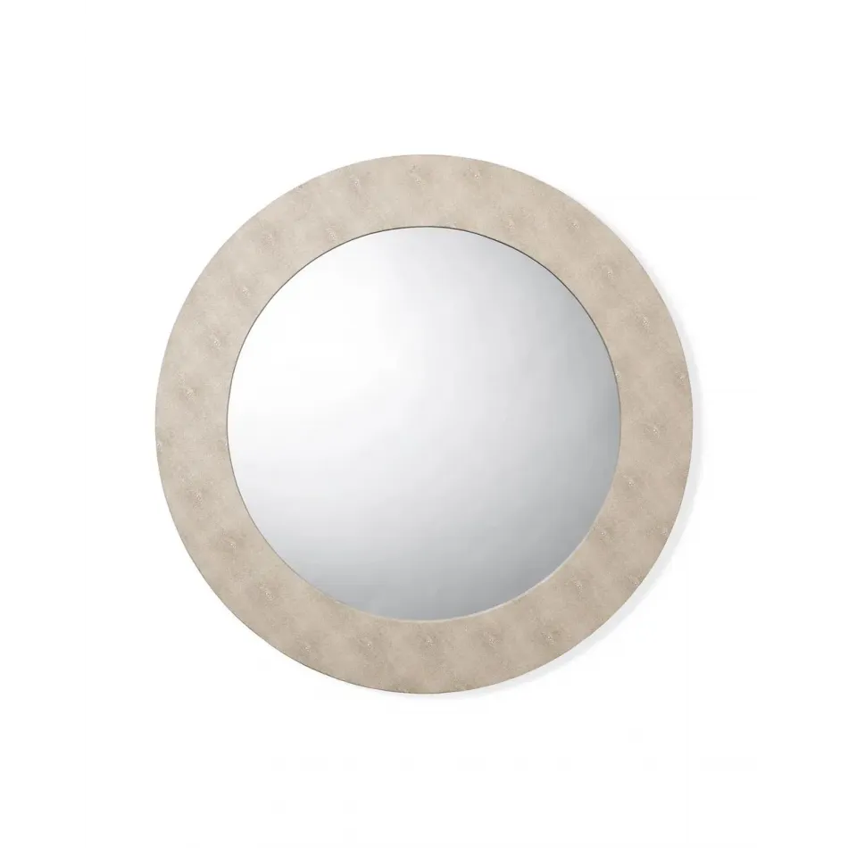 Chester Round Mirror - Ivory