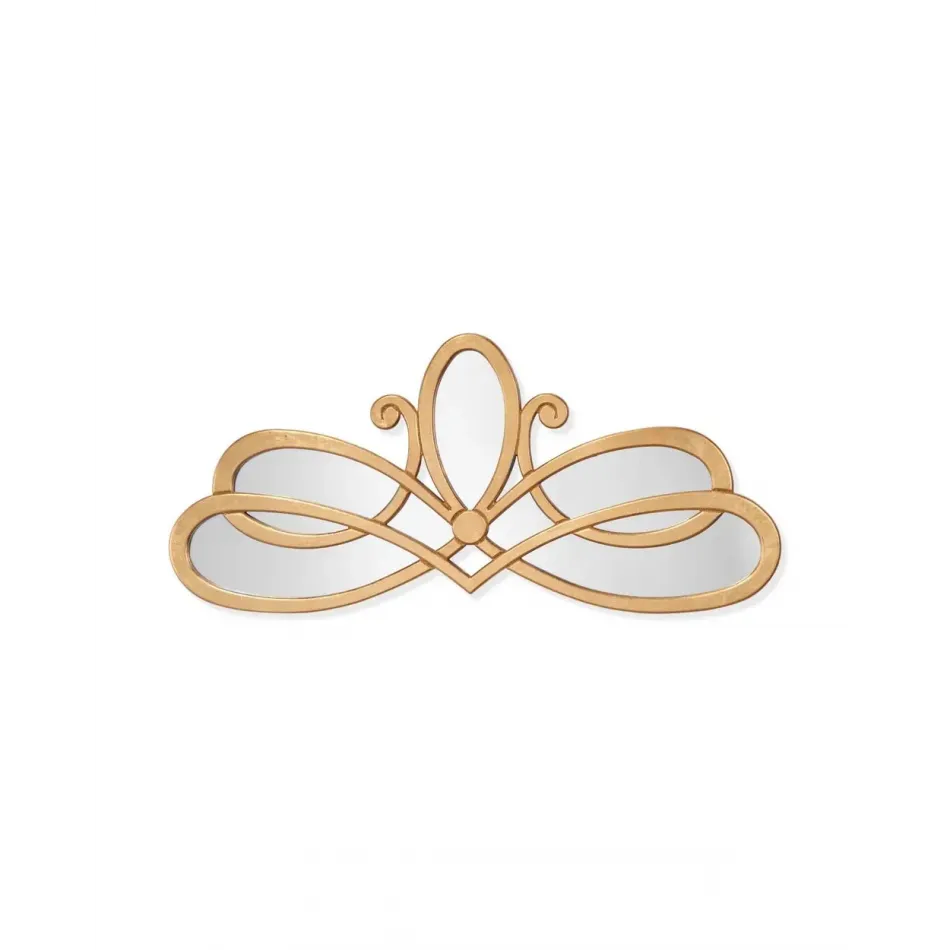 Scroll Arch Mirror - Gold