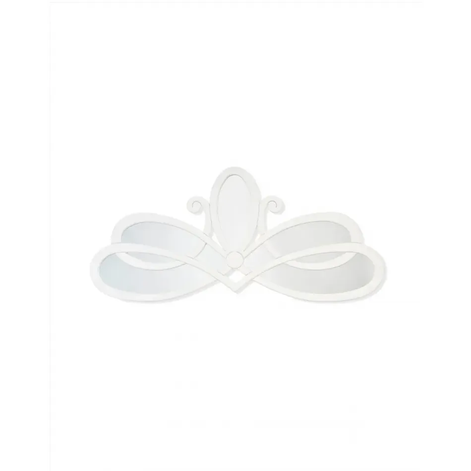 Scroll Arch Mirror - White