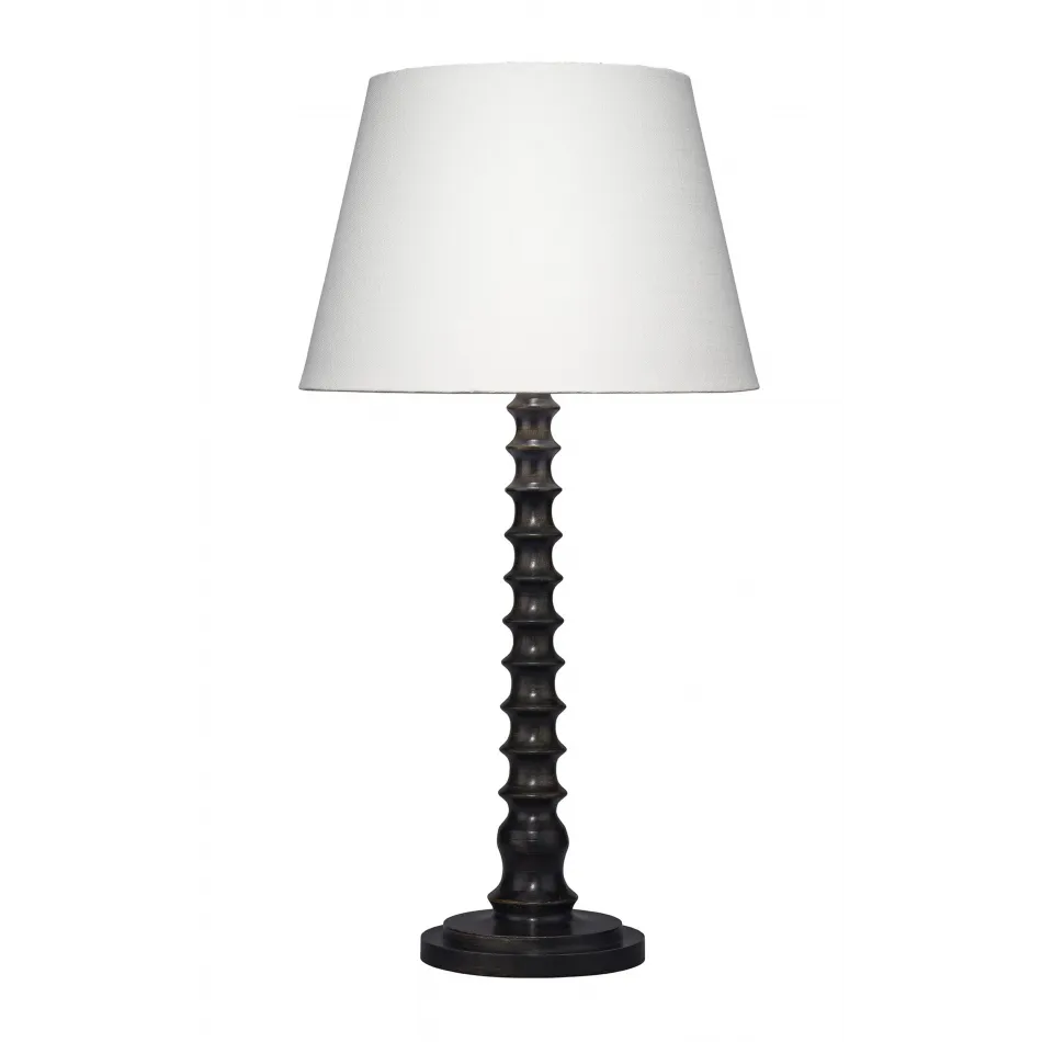 Revolution Wood Table Lamp, Black