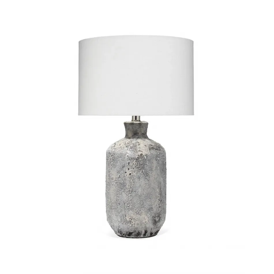 Blaire Ceramic Table Lamp, Grey