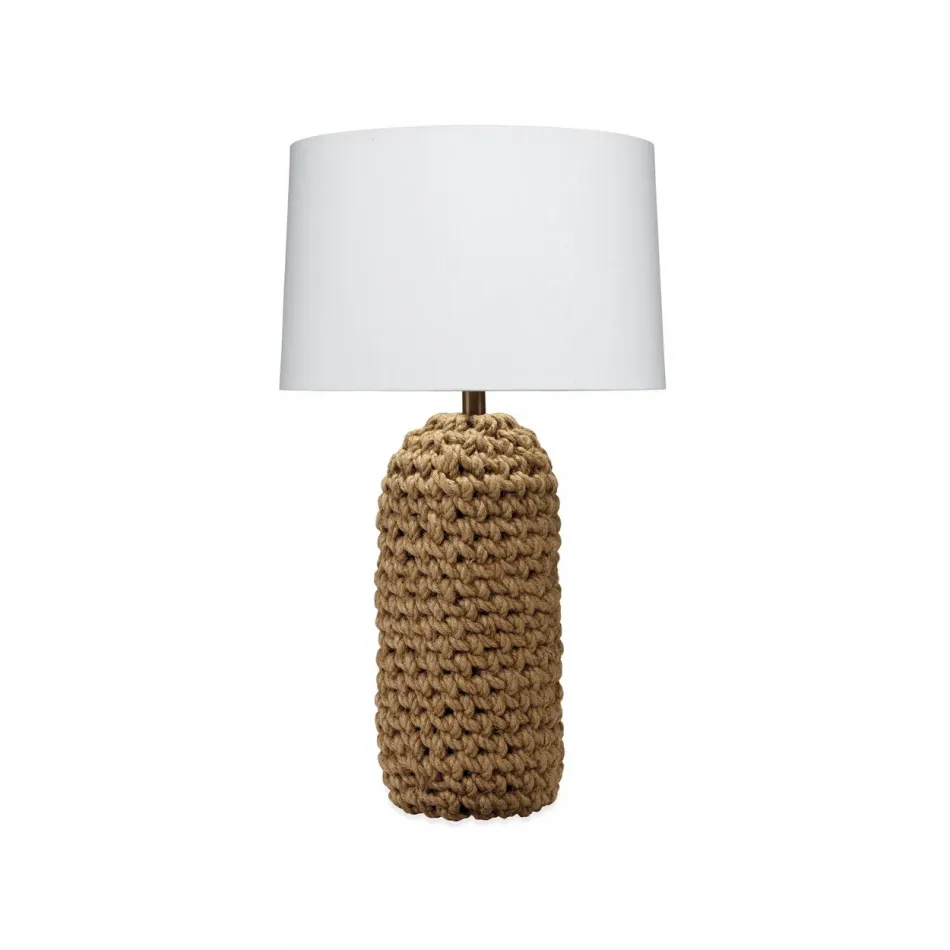 Lawrence Jute Table Lamp, Brown