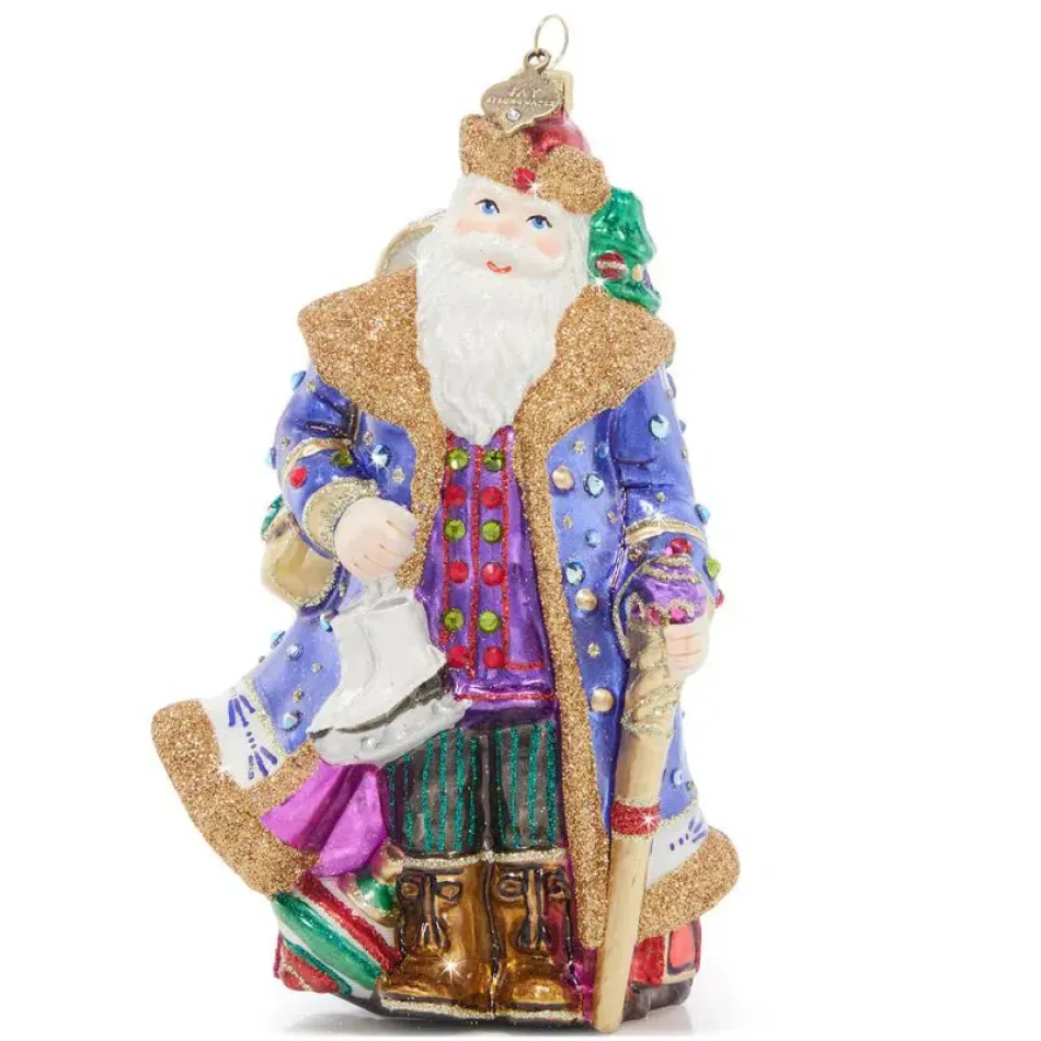 Woodland Santa Ornament