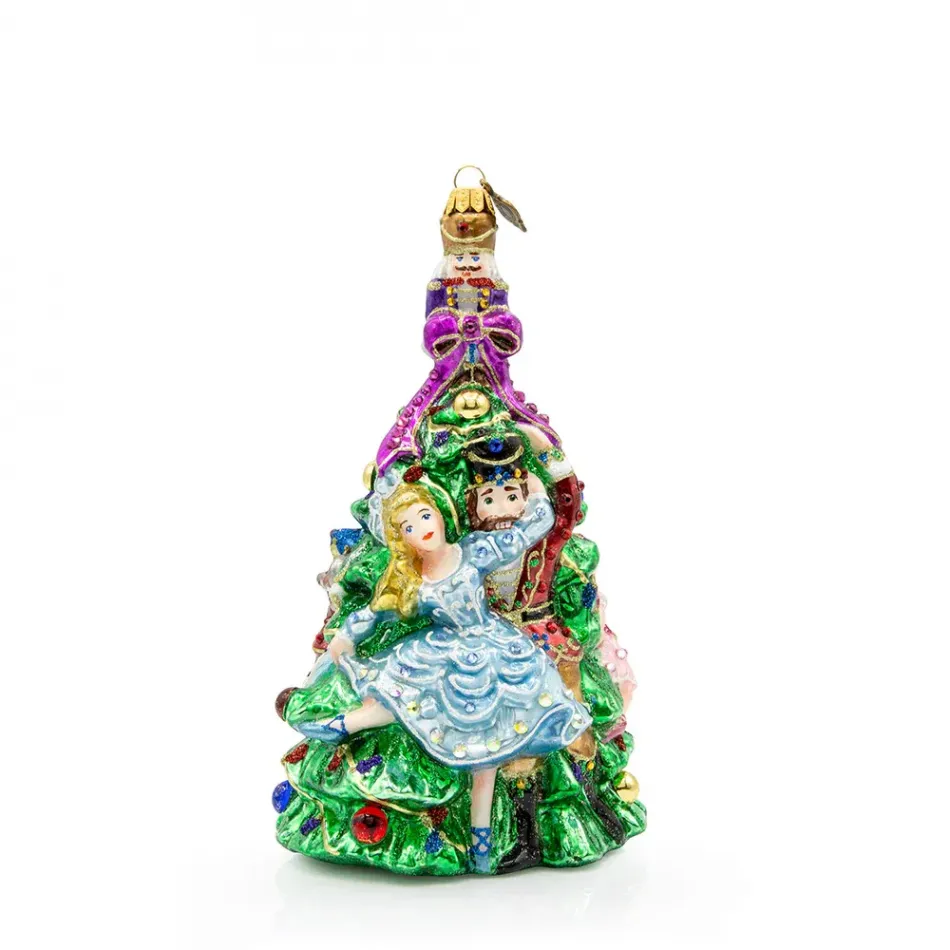 Clara and the Nutcracker Glass Ornament