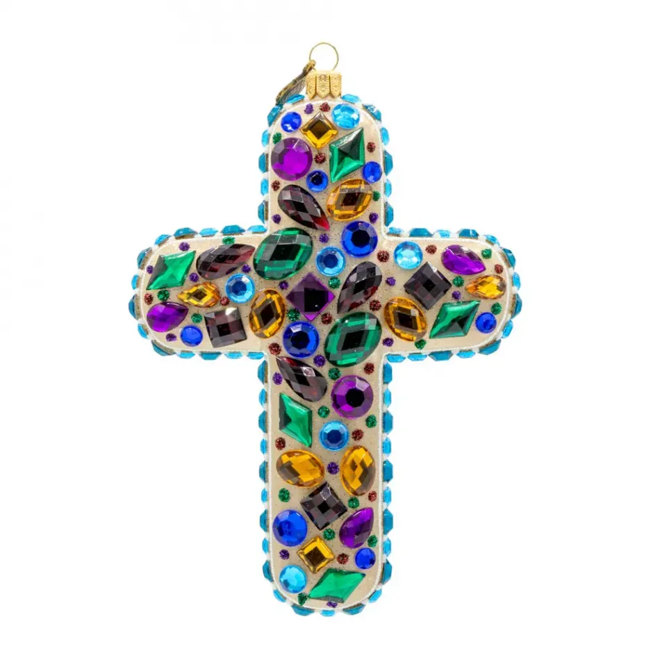 Bejeweled Cross Ornament