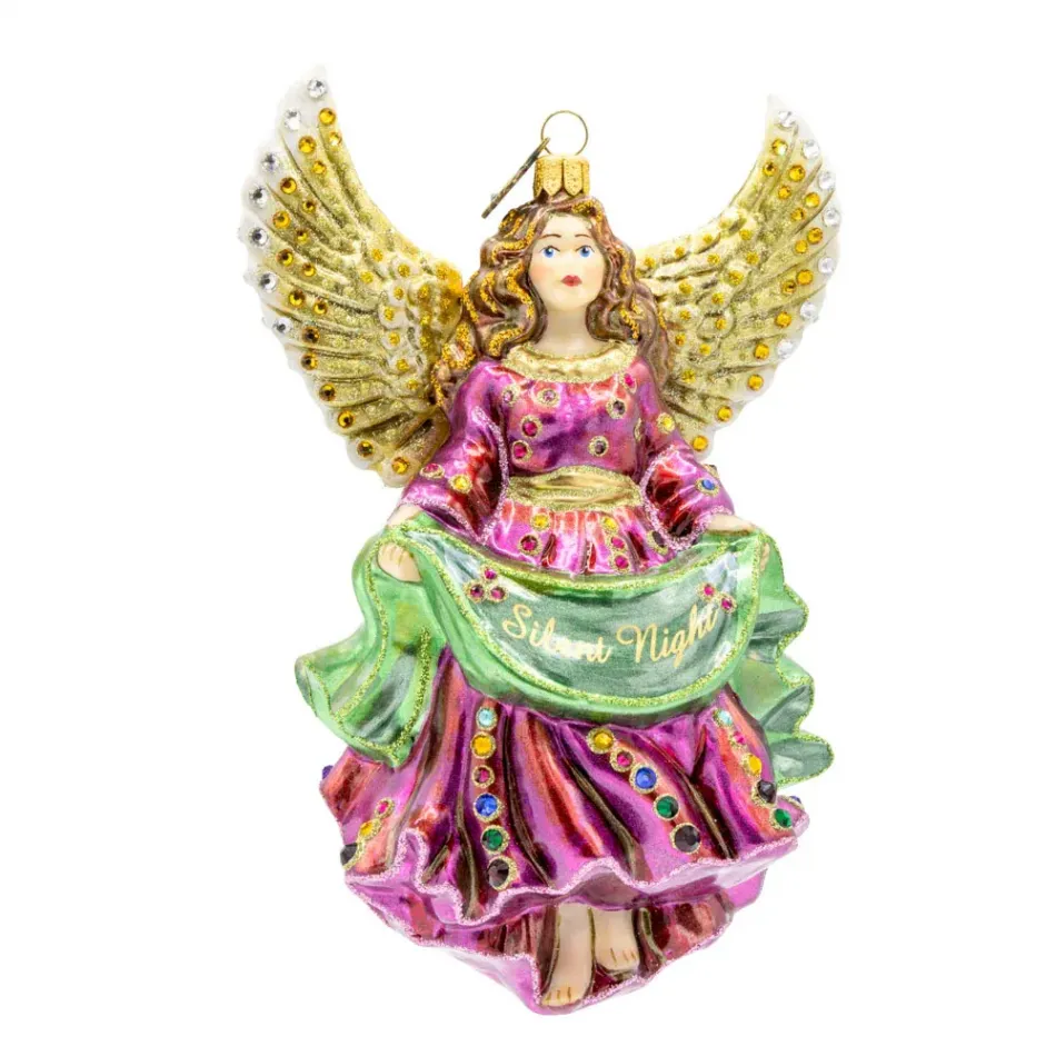 Silent Night Angel Ornament