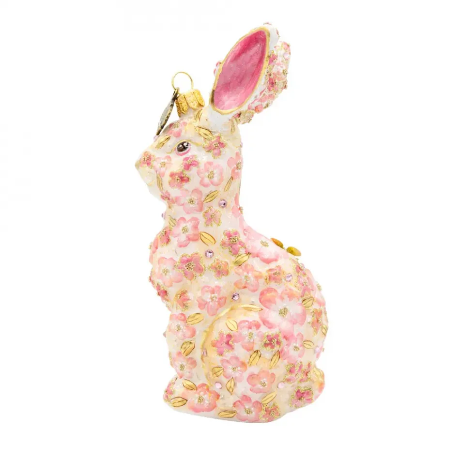 Pink Floral Hopper Ornament