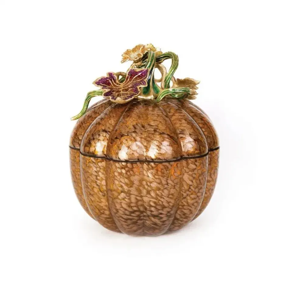 Dalton Leaf & Vine Jeweled Large Glass Jar (Special Order)
