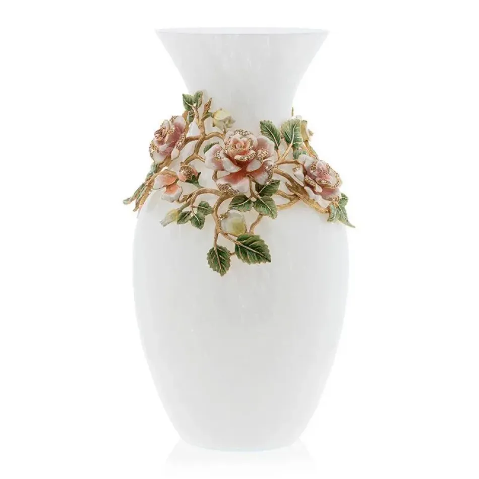 Gabrielle Rose Grand Vase (Special Order)