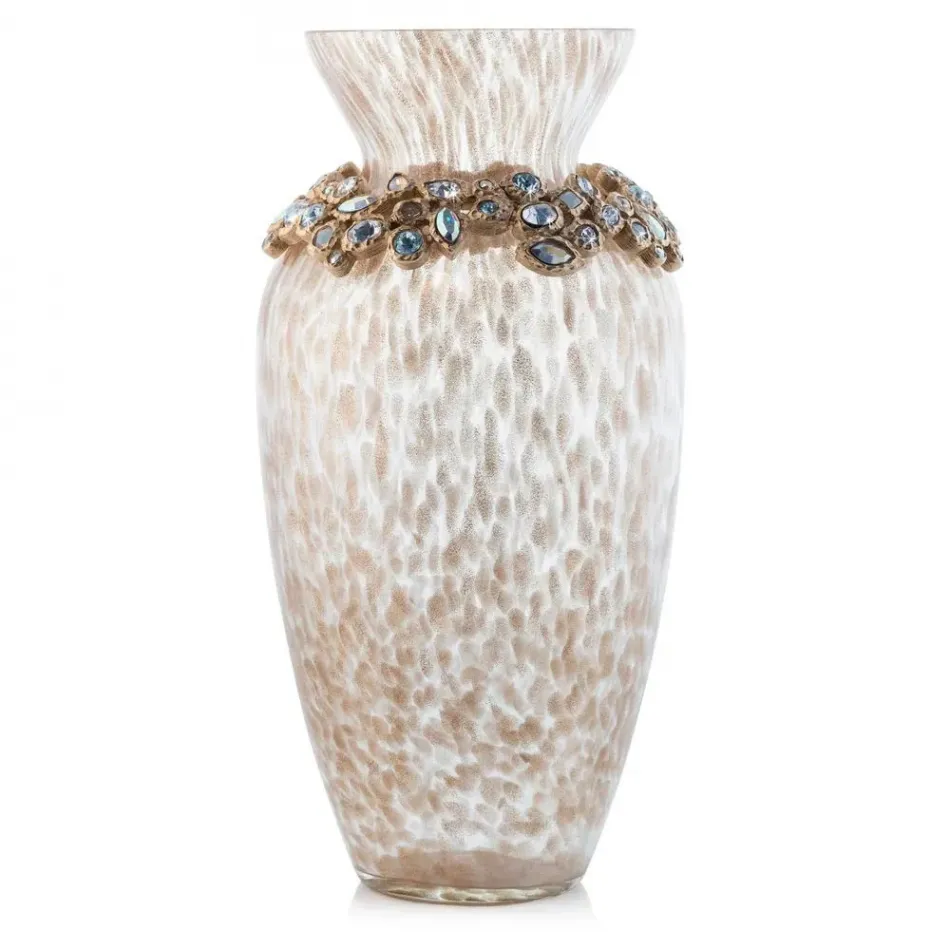 Norah Opal Bejeweled Vase