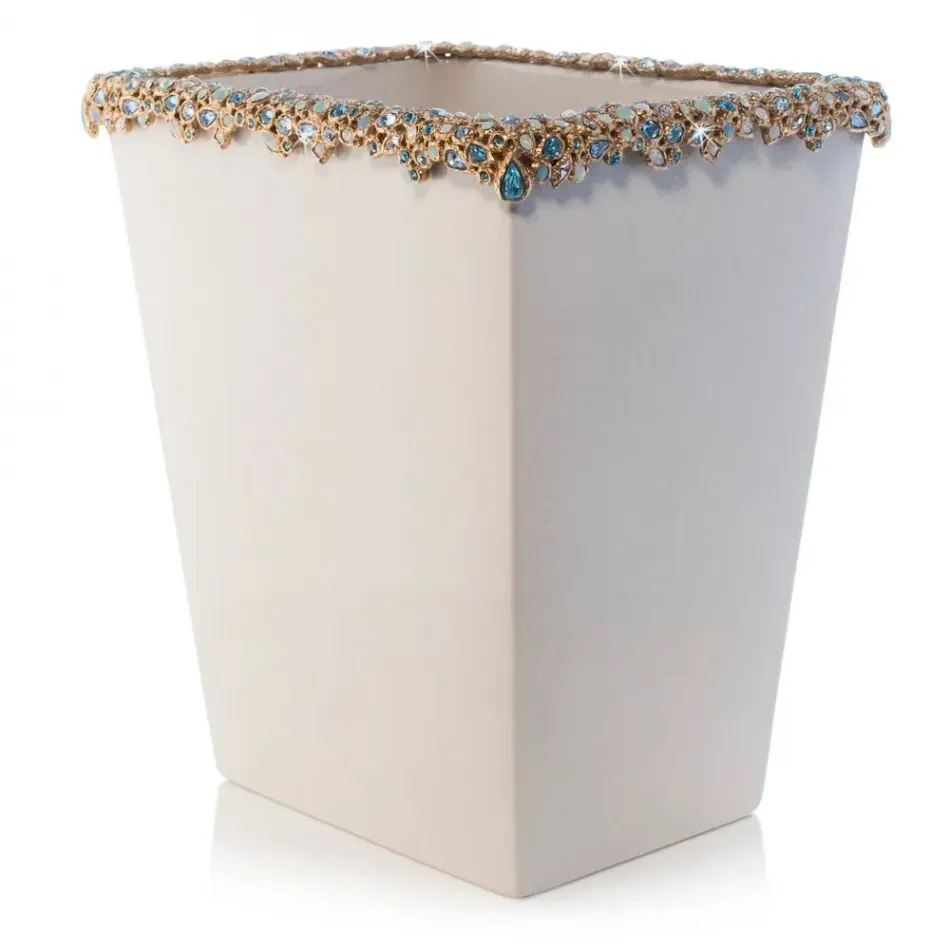 Esther Oceana Bejeweled Trash Bin