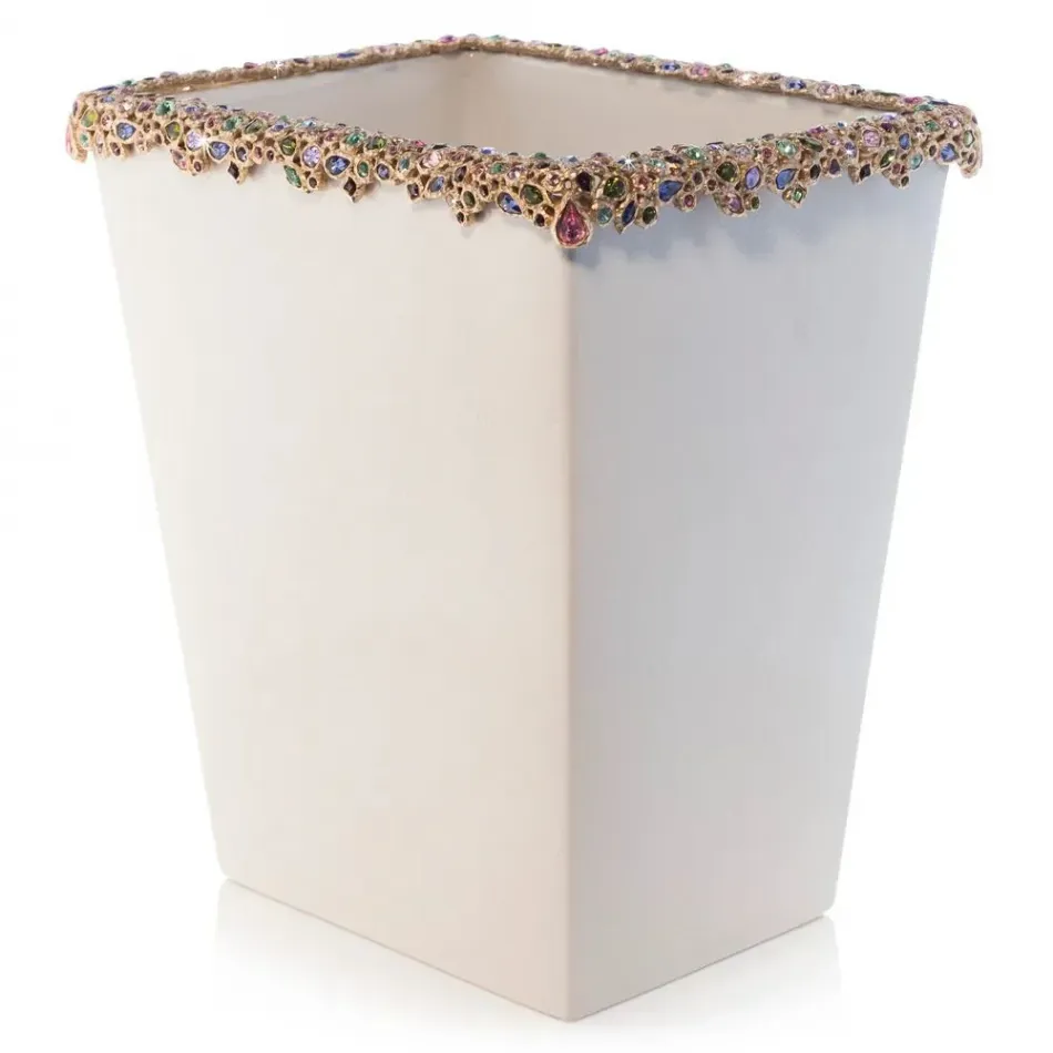 Esther Bouquet Bejeweled Trash Bin