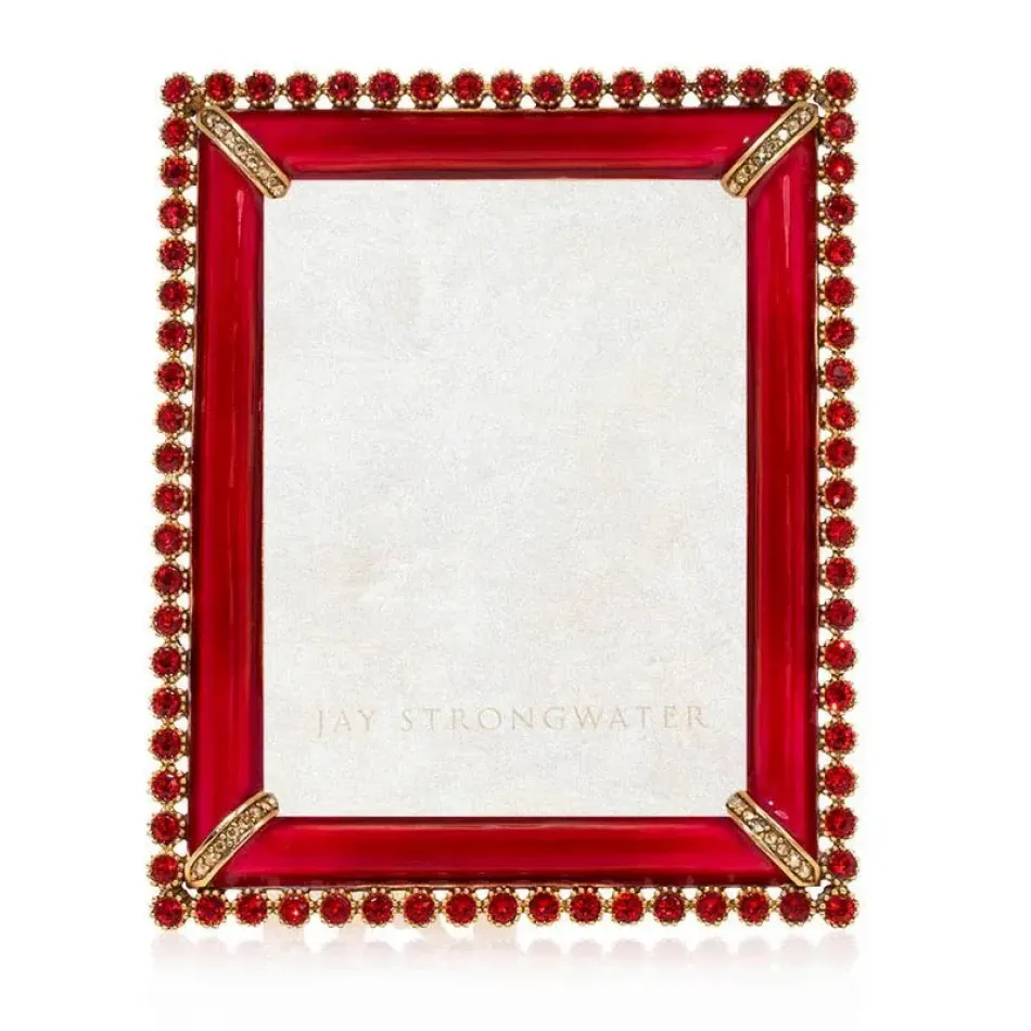 Emilia Stone Edge 3" x 4" Picture Frame Red