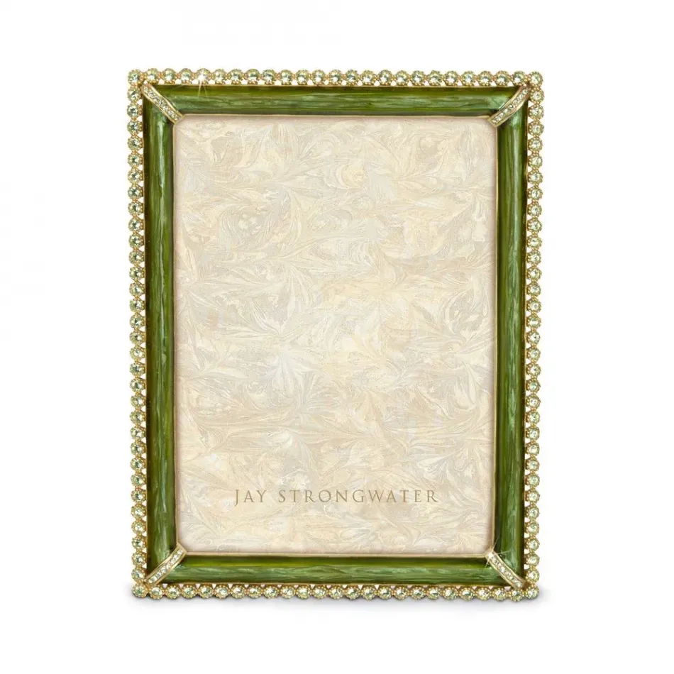 Lucas Stone Edge 5" x 7" Picture Frame Green