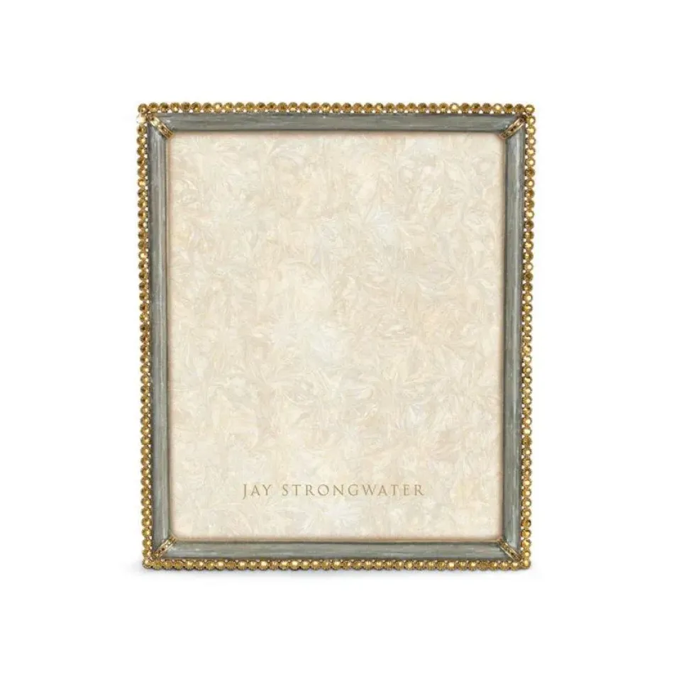 Laetitia Stone Edge 8" x 10" Picture Frame Platinum Gray (Special Order)
