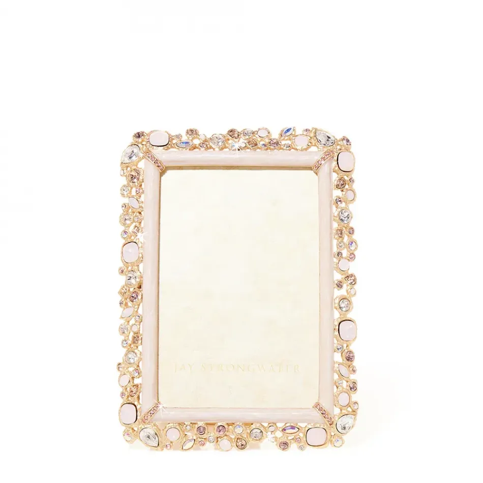 Emery Baby Pink Bejeweled Frame 4" x 6"