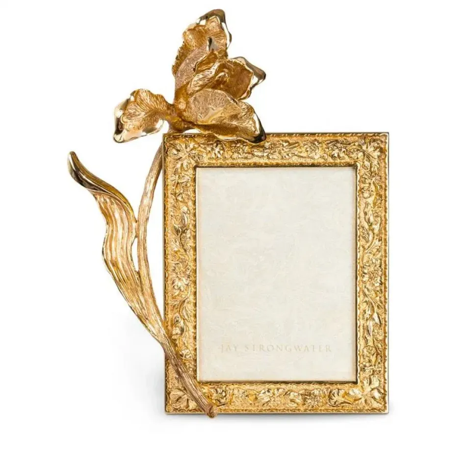 Claudia Tulip 3" x 4" Picture Frame Gold