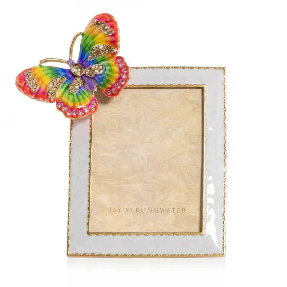 Nova Rainbow Butterfly Frame 3" x 4"