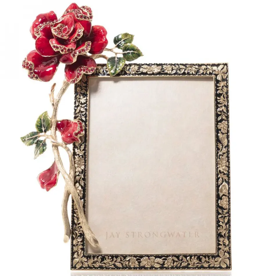 5 x 7 Night Bloom Rose Picture Frame (Special Order)