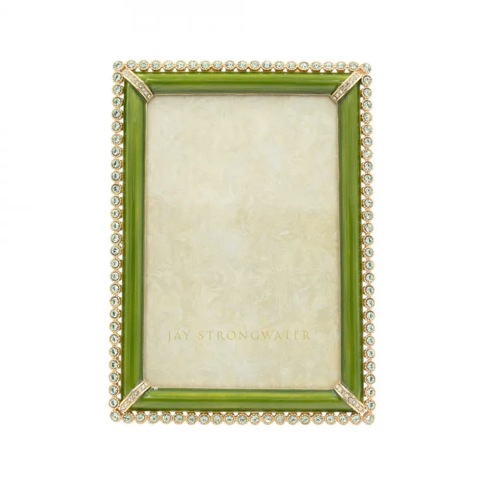 Lorraine Stone Edge Leaf Frame 4" x 6"