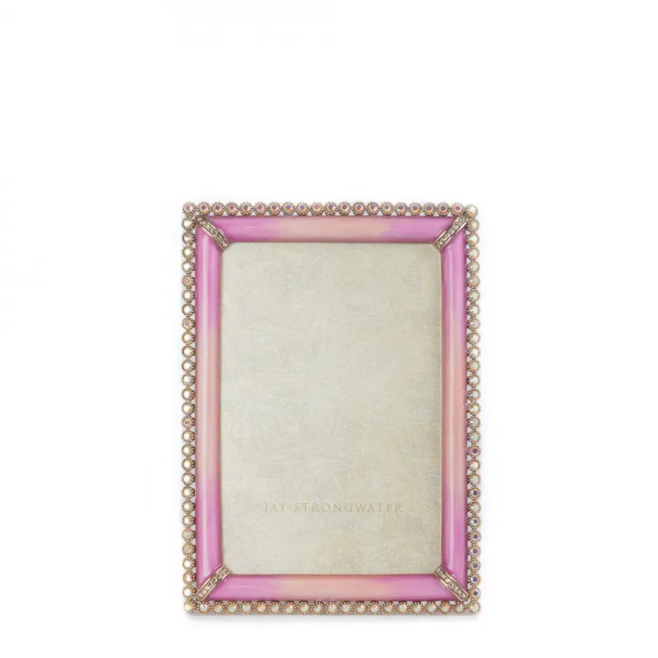 Lorraine Stone Edge Rose Frame 4" x 6"