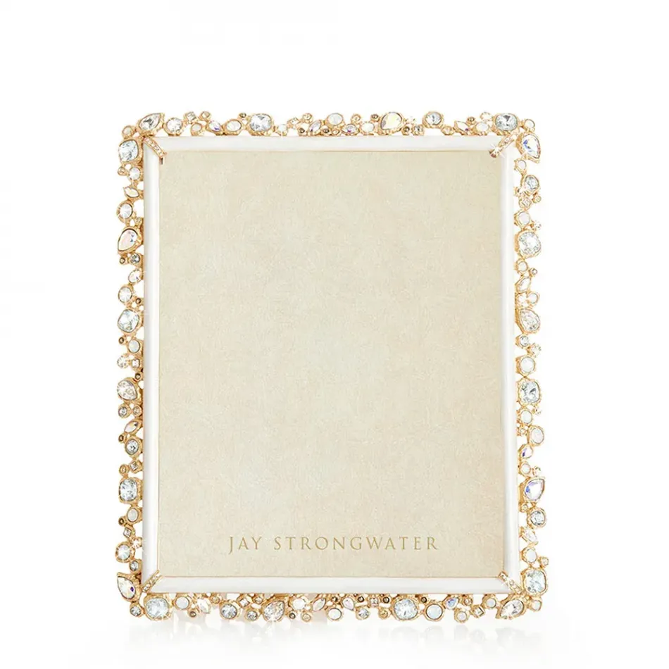 Theo Bejeweled White Opal Frame 8" x 10"