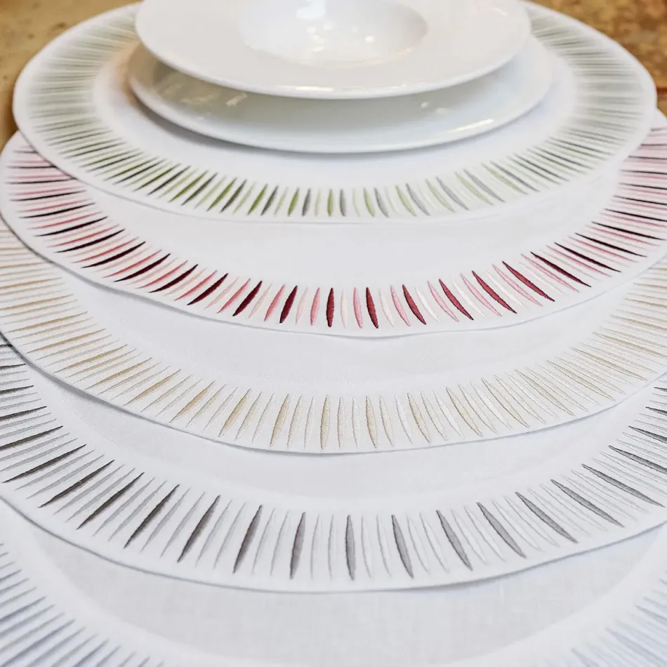 Amsterdam Embroidered Table Linens