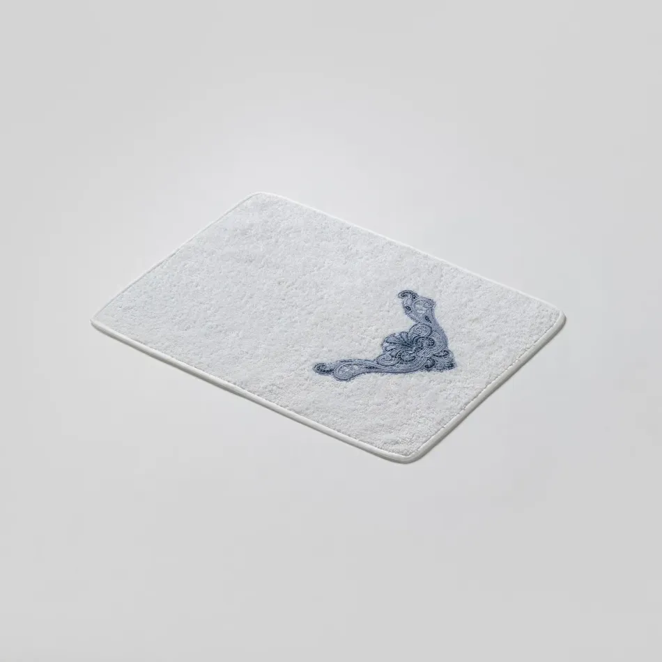 Ca' d'Oro White/Blue Lace 12" x 16" Face Towel