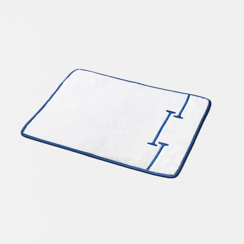 Piton White/Blue 12" x 16" Face Towel