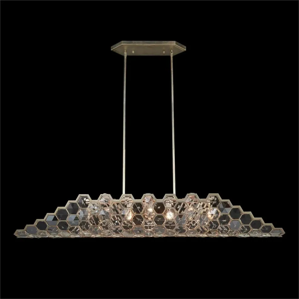 Array Ten-Light Horizontal Chandelier